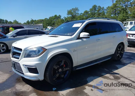 2015 Mercedes-Benz Gl 63 Amg 4Matic z USA, uszkodzony, nr VIN 4JGDF7EE9FA534755